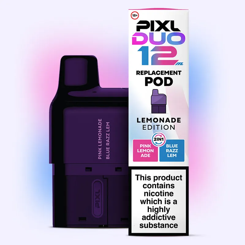 PIXL Duo 12 Lemonade Pod double parfum 20mg 6000 puffs