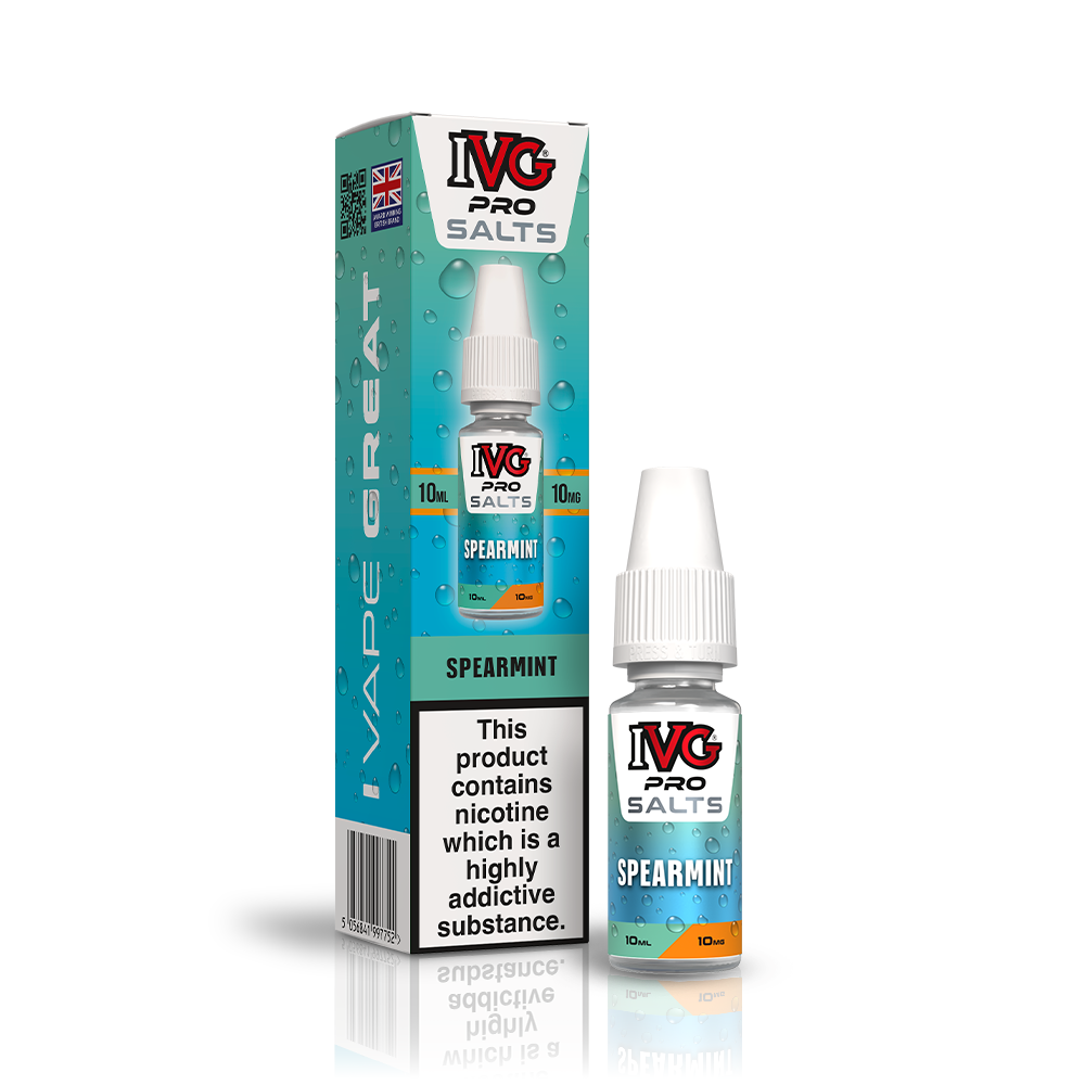 IVG Pro Salts Spearmint e-liquide nicotine 10ml 10mg