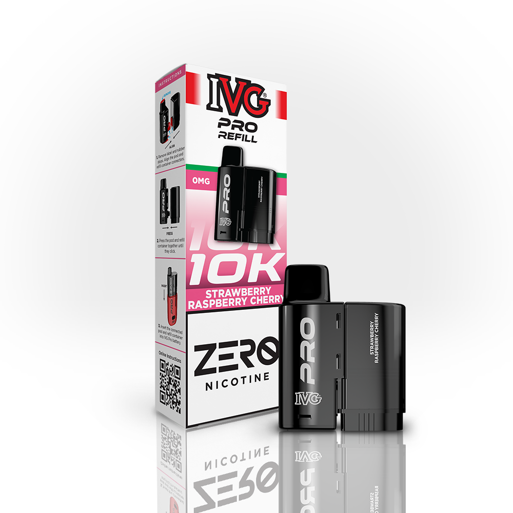 IVG PRO 10K Strawberry Raspberry Cherry pod recharge 12ml 20mg
