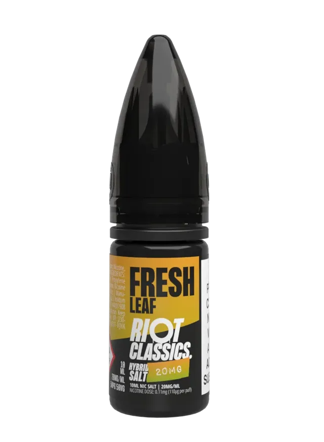Riot Squad Classics Salt Fresh Leaf e-liquide 10ml 10mg tabac