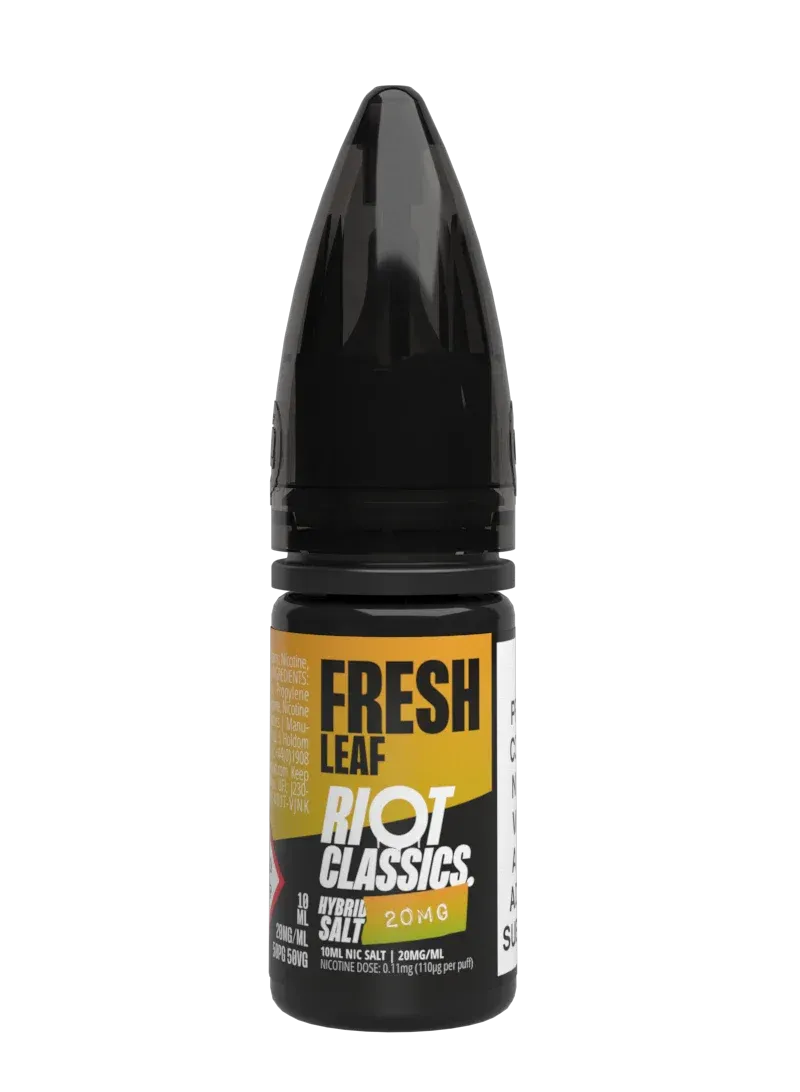 Riot Squad Classics Salt Fresh Leaf e-liquide 10ml 10mg tabac