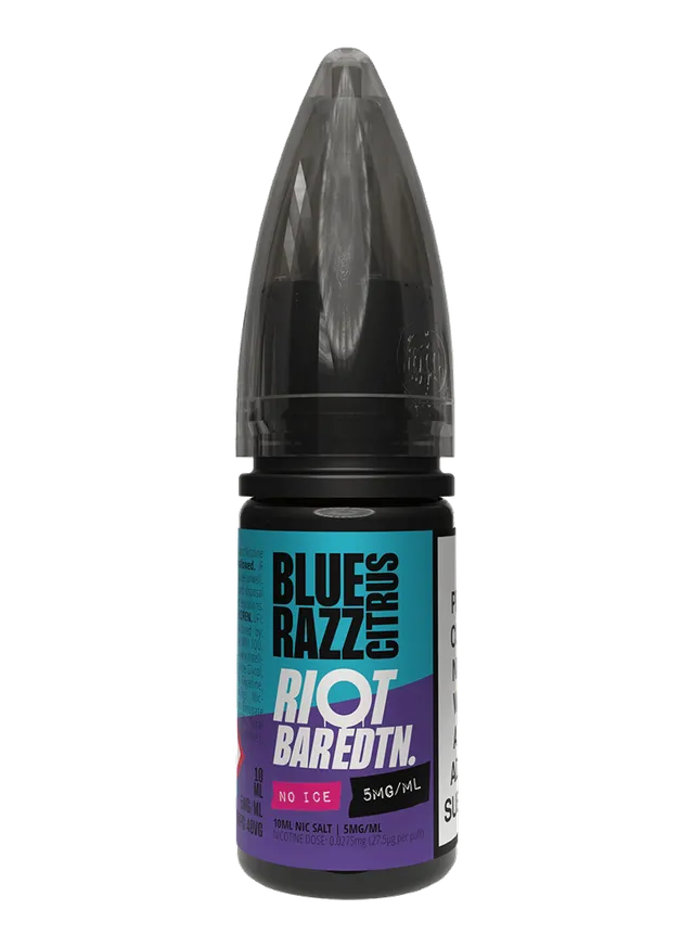 Riot Squad Bar Edtn Blue Razz Citrus e-liquide 10ml 10mg agrumes