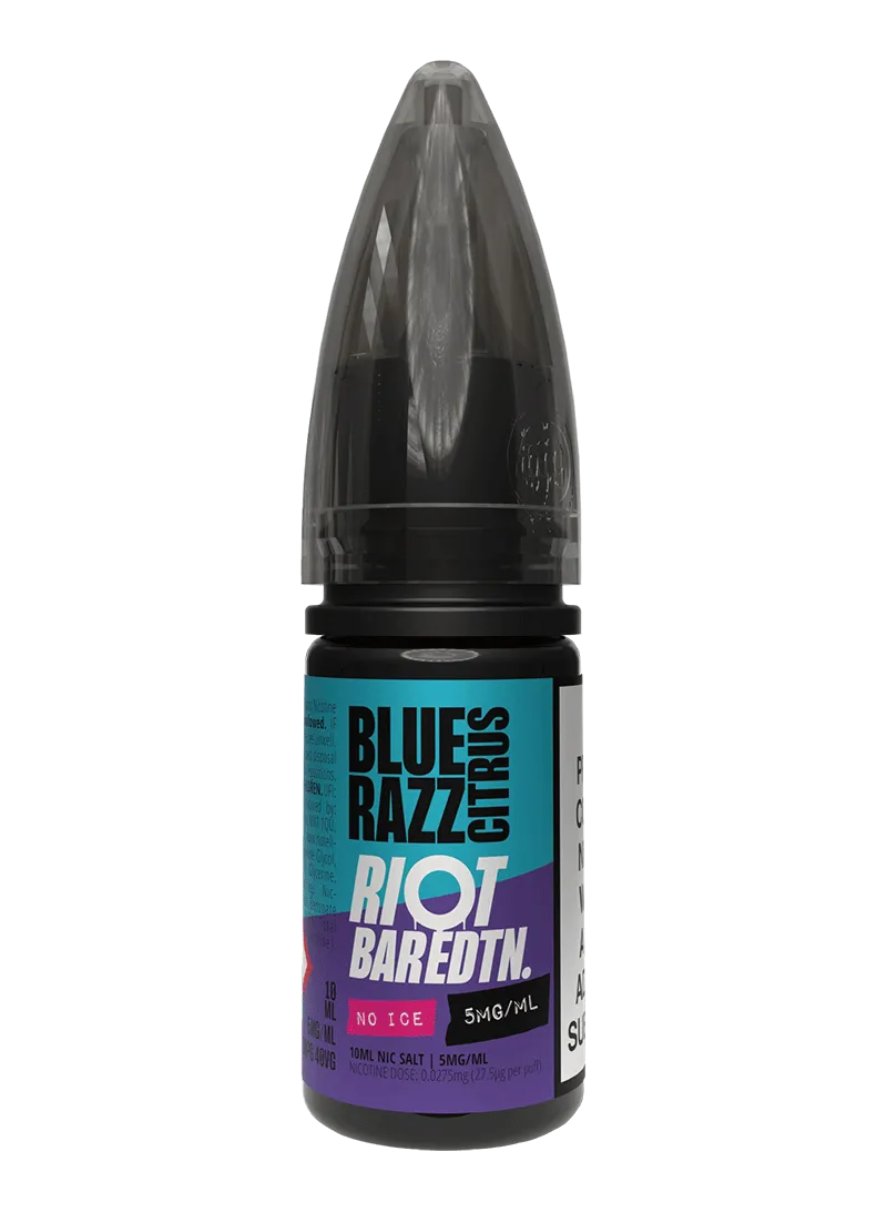 Riot Squad Bar Edtn Blue Razz Citrus e-liquide 10ml 10mg agrumes