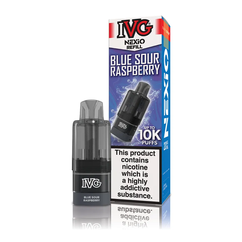 IVG NEXiO Blue Sour Raspberry pod framboise bleue 20mg