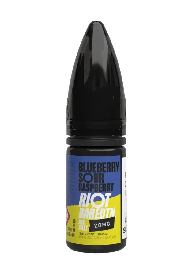 Riot Squad Bar Edtn Blueberry Sour Raspberry e-liquide 10ml 10mg