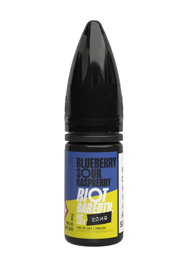 Riot Squad Bar Edtn Blueberry Sour Raspberry e-liquide 10ml 10mg