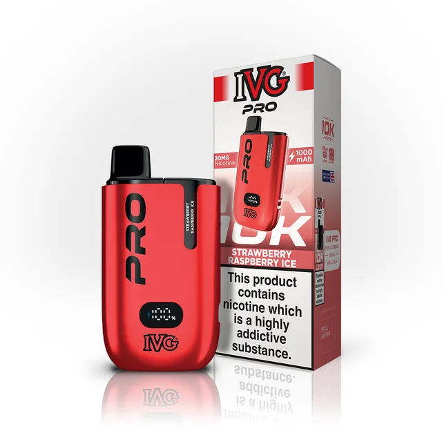 IVG Pro 10K Strawberry Raspberry Ice kit pod 20mg