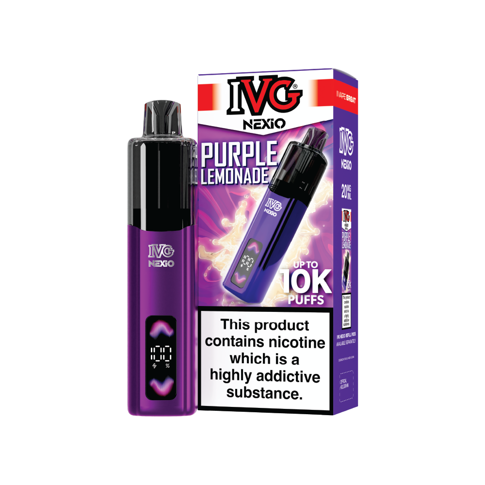 IVG Nexio Purple Lemonade Kit Pod Rechargeable 20mg 10ml