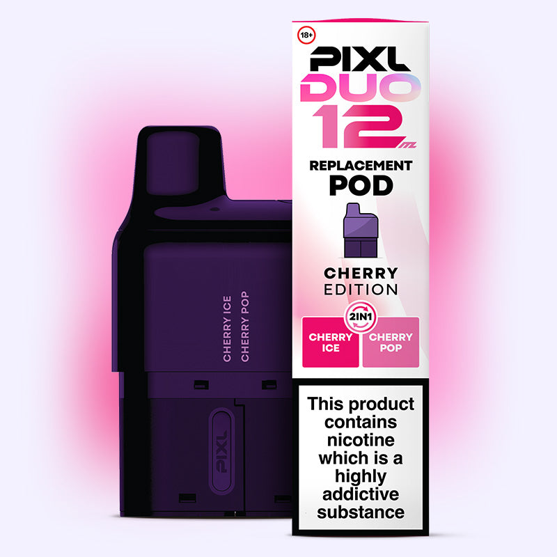 PIXL Duo 12 Cherry Edition pod double goût 20mg 6000 puffs