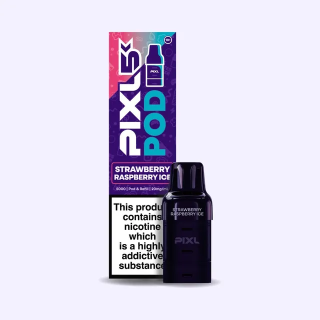 Pixl 5K Strawberry Raspberry Ice pod 20mg fruits rouges