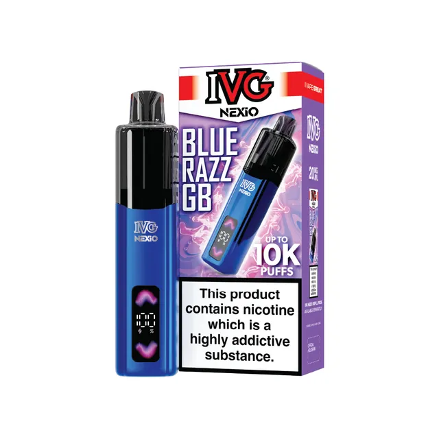 I Vape Great Plus IVG NEXiO Blue Razz GB kit pod 20mg