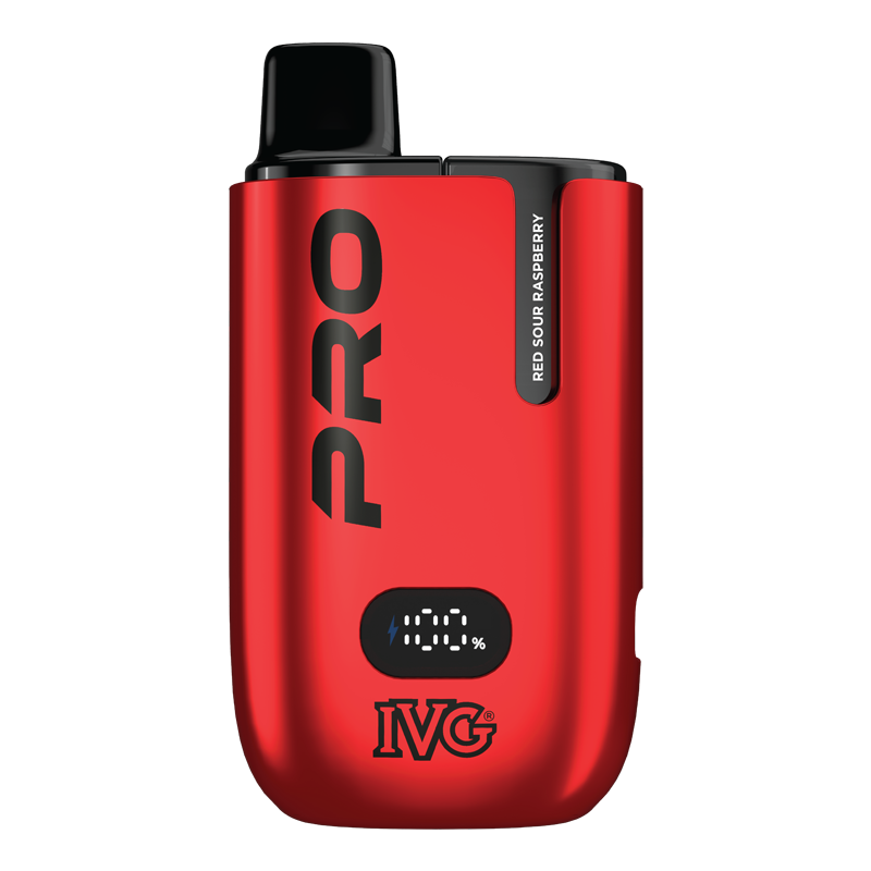 IVG PRO Red Sour Raspberry kit pod 10K 20mg