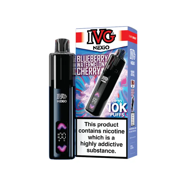 IVG NEXiO Blueberry Watermelon Cherry kit pod 20mg fruits