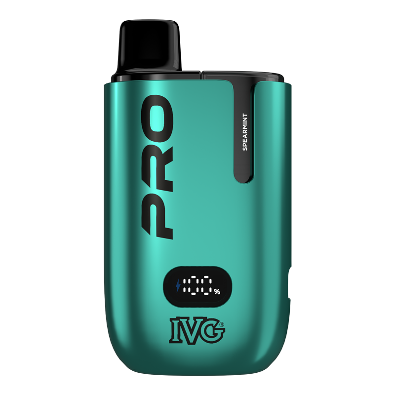 IVG PRO 10K Spearmint Kit pod rechargeable 20mg 10000 bouffées
