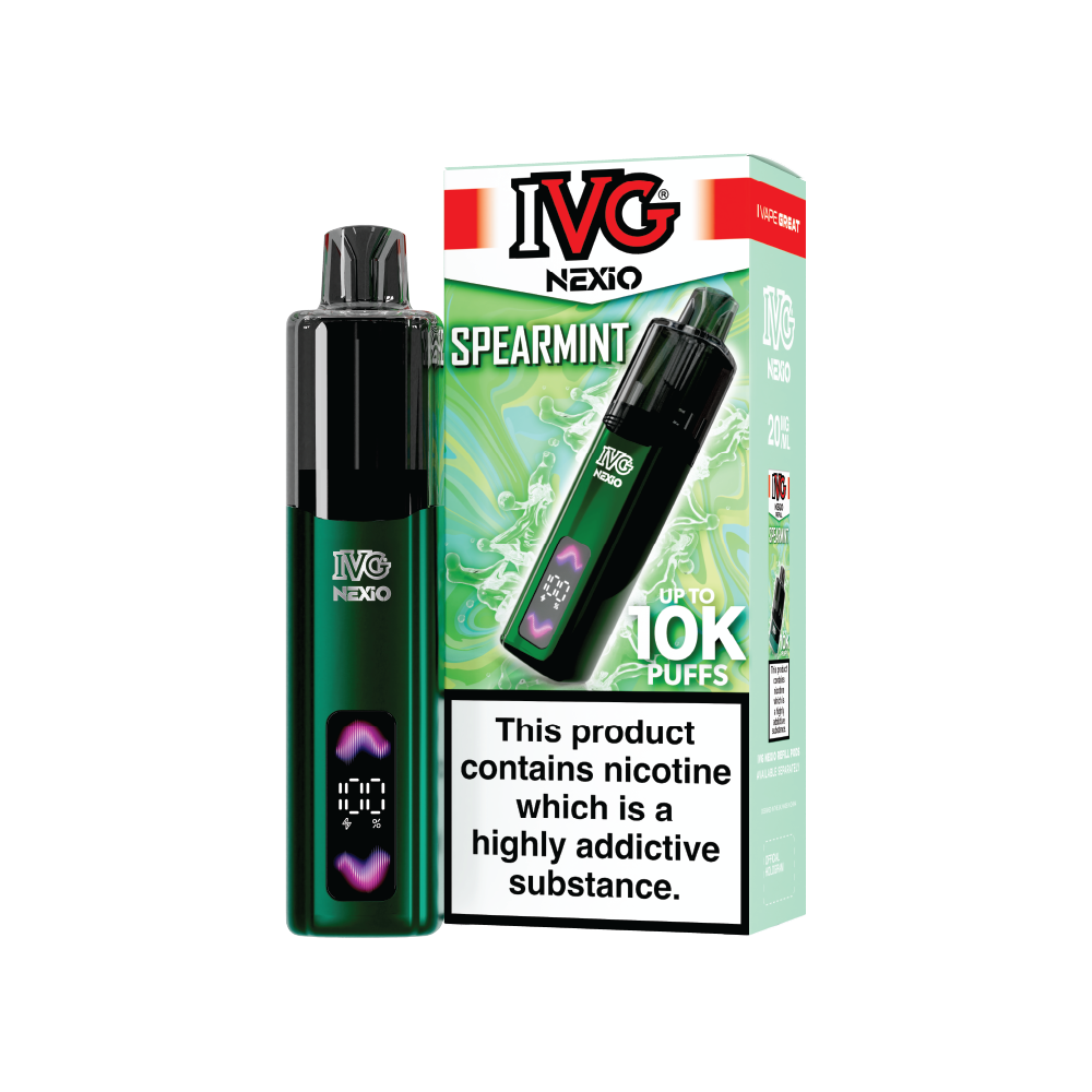 IVG NEXiO Spearmint kit pod rechargeable 10ml 20mg