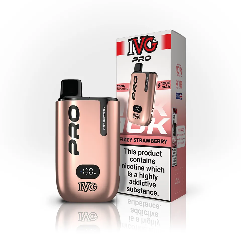 IVG PRO 10K Fizzy Strawberry kit pod 20mg