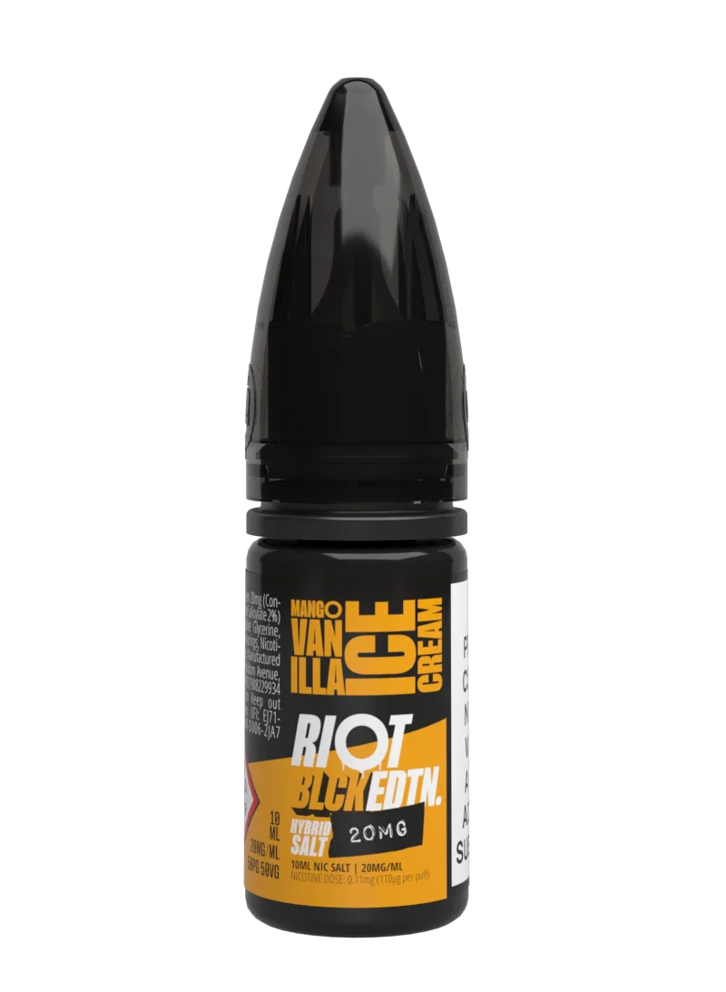 Riot Squad BLCK EDTN Mango Vanilla e-liquide 10mg 10ml