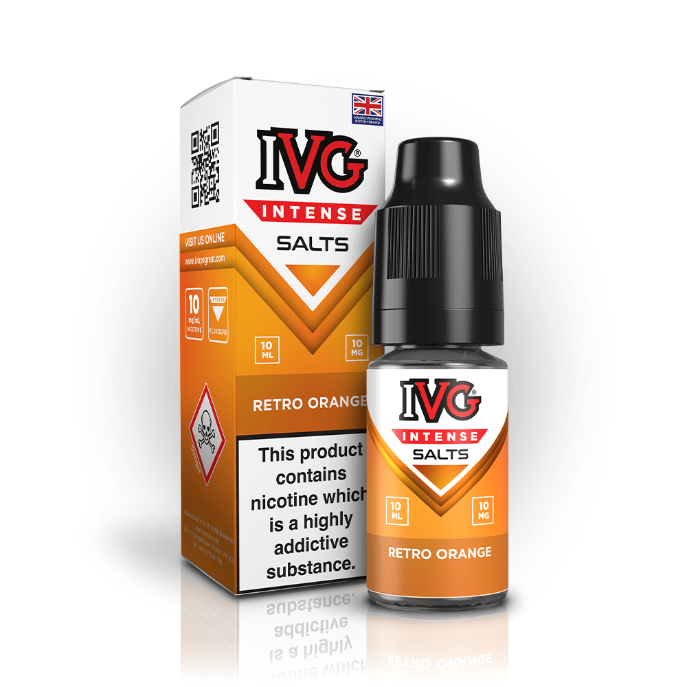 IVG Intense Salts Retro Orange e-liquide 10ml 10mg