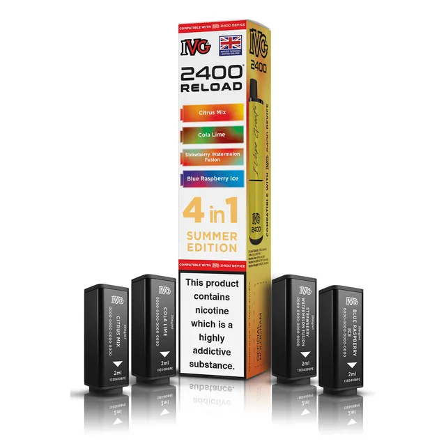 IVG 2400 Summer Edition Pod Recharge 4-en-1 Cola Fruits