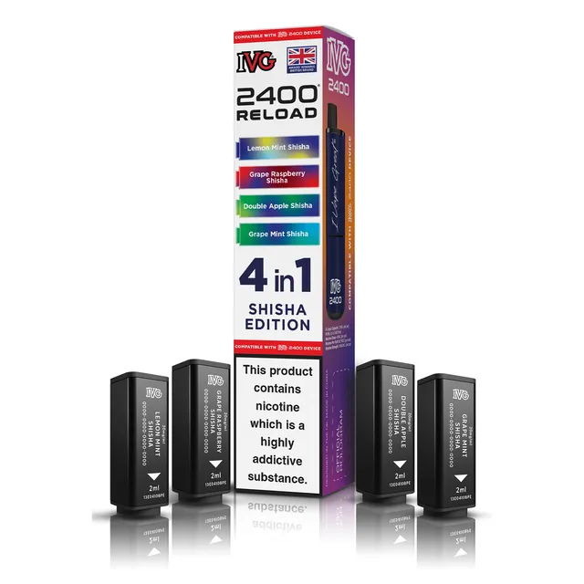 IVG 2400 Reload Pods chicha 4-en-1 édition shisha