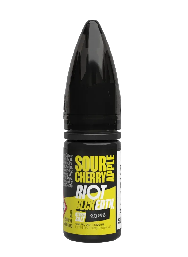 Riot Squad BLCK EDTN Sour Cherry Apple e-liquide 10ml 10mg