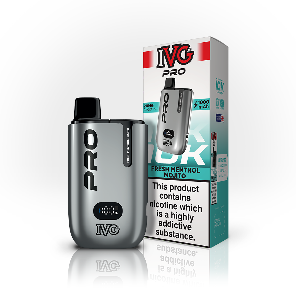 IVG PRO 10K Fresh Menthol Mojito kit pod 20mg