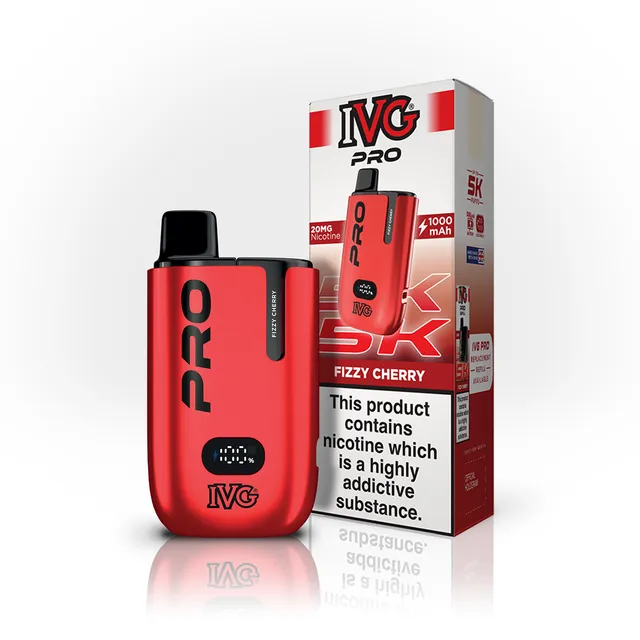 IVG PRO 5K Fizzy Cherry Kit Pod Rechargeable 20mg 6ml