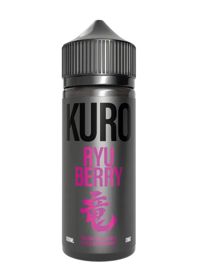 Riot Squad Kuro Ryu Berry E-liquide Shortfill 50ml 0mg Fruits