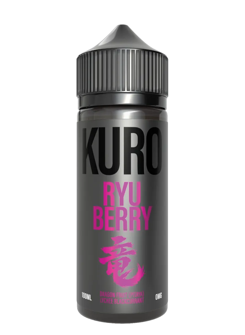 Riot Squad Kuro Ryu Berry E-liquide Shortfill 50ml 0mg Fruits