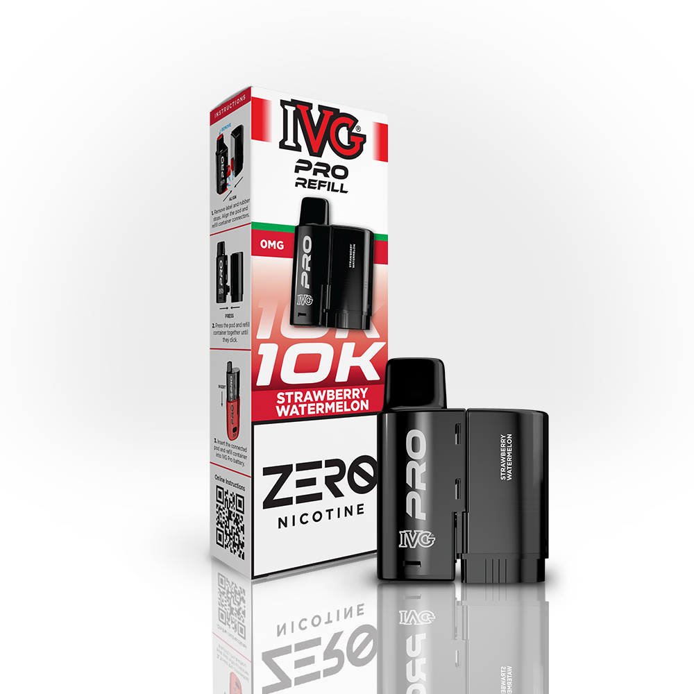 IVG Pro 10K Strawberry Watermelon pod recharge 20mg 12ml