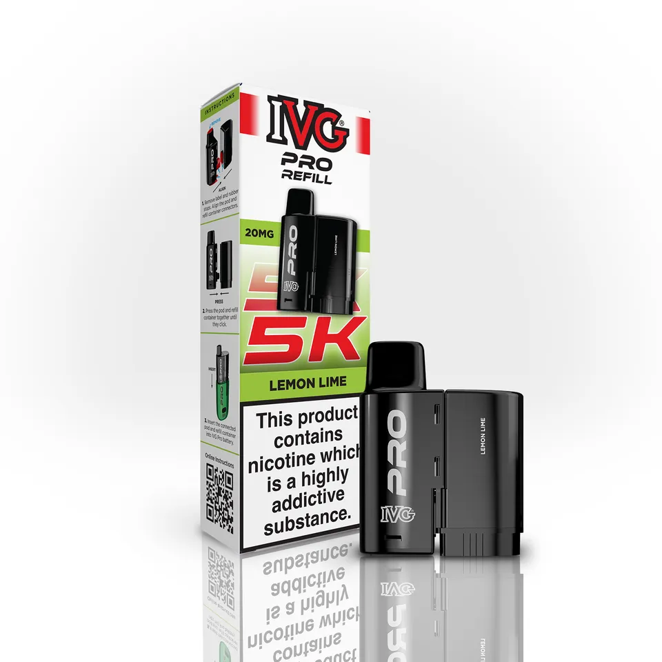 IVG PRO 5K Lemon Lime Pod prérempli 20mg 5000 puffs