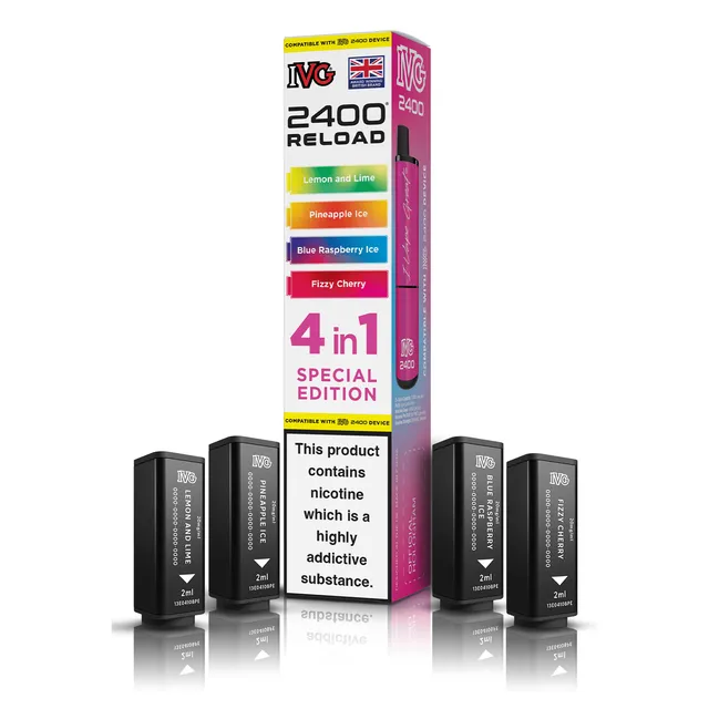 IVG 2400 Reload Pods Special Edition pod 4x2ml fruité