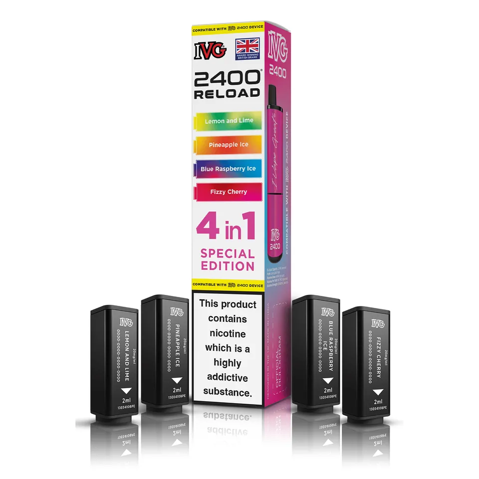 IVG 2400 Reload Pods Special Edition pod 4x2ml fruité
