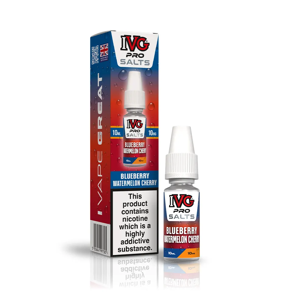 IVG PRO Salts Blueberry Watermelon Cherry 10ml 20mg