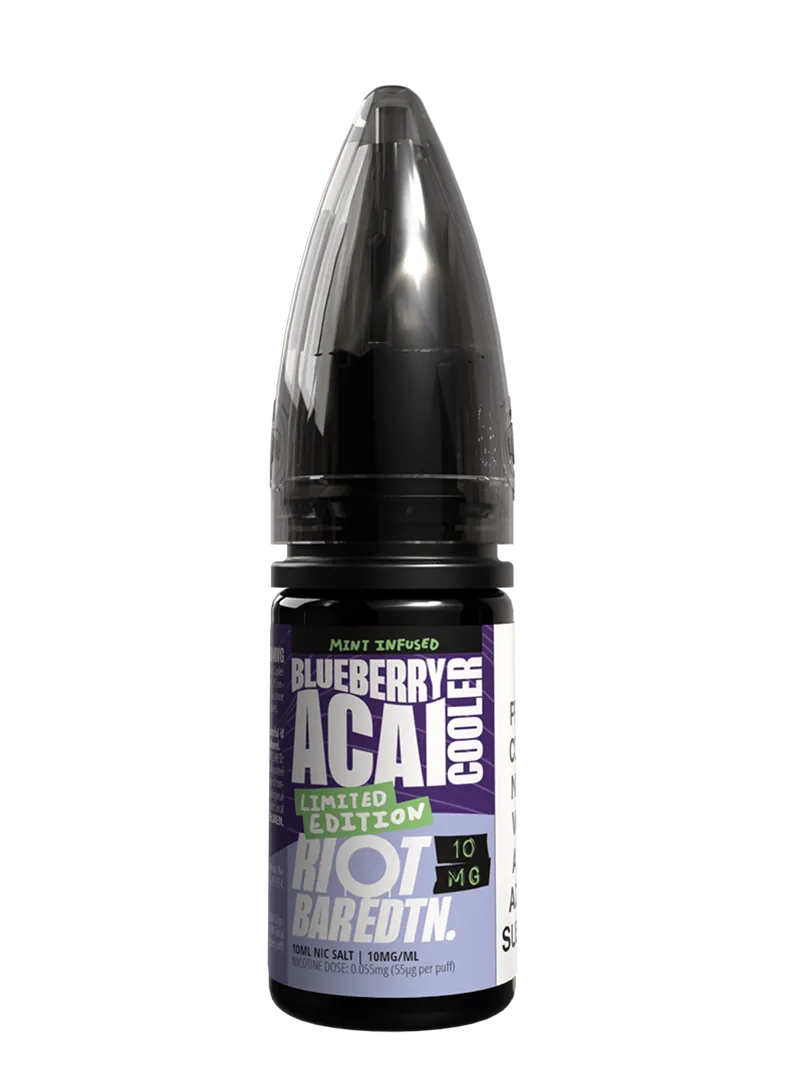 Riot Squad BAR EDTN Blueberry Acai Cooler e-liquide 10ml 10mg