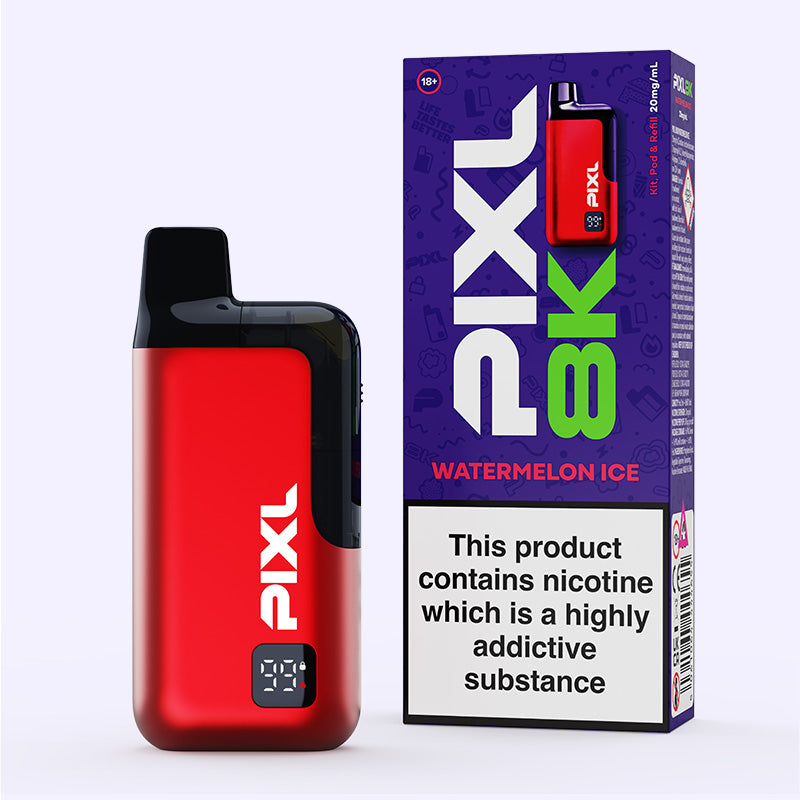 PIXL 8000 Big Puff puff rechargeable watermelon ice 20mg