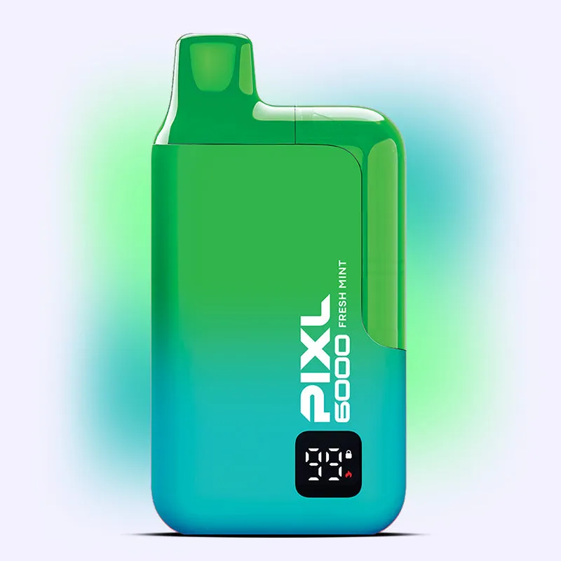 PIXL 6000 Fresh Mint puff rechargeable 20mg menthe glaciale