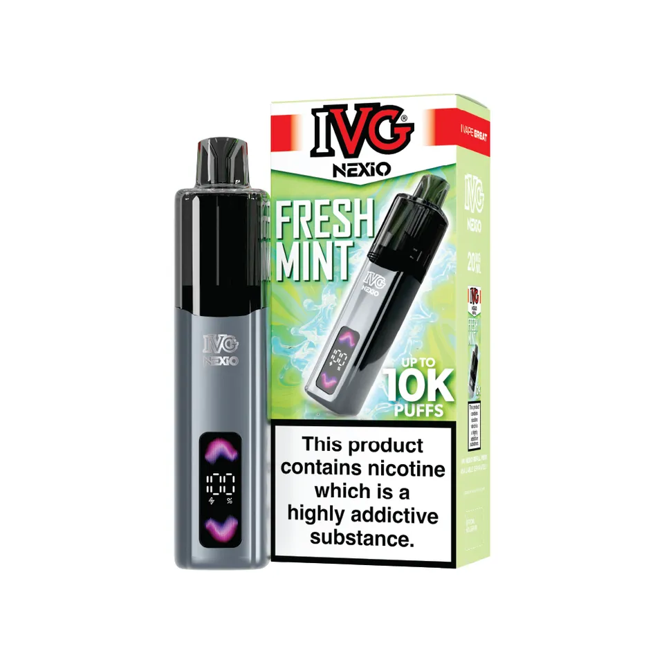 IVG NEXiO Fresh Mint Kit Pod Menthe 20mg 10ml