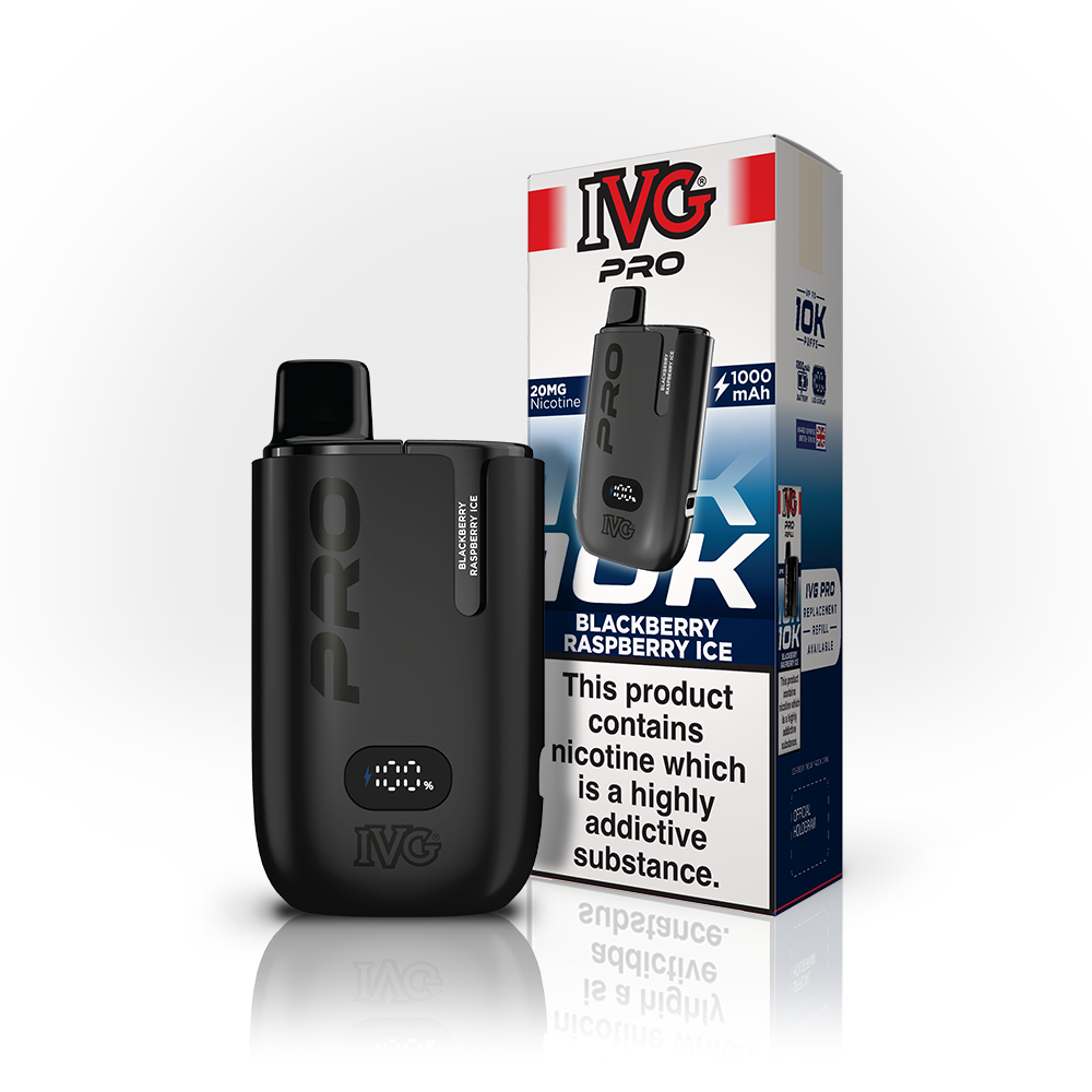 I Vape Great Plus IVG PRO 10K Blackberry Raspberry Ice kit pod 20mg