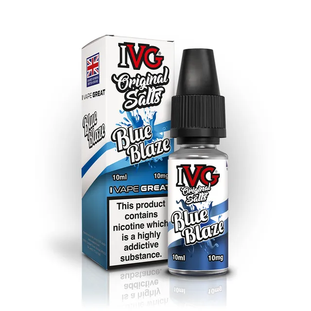 IVG Original Salts Blue Blaze e-liquide 10ml framboise bleue