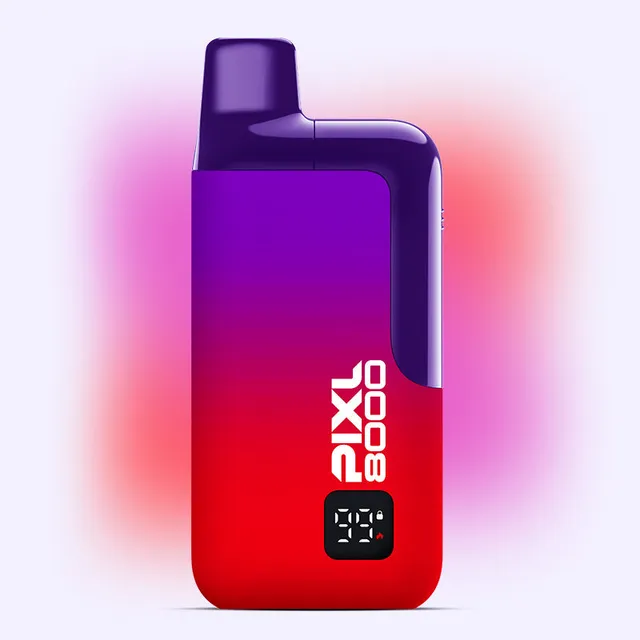 PIXL 8000 Cherry Pop puff rechargeable 20mg cerise bonbon