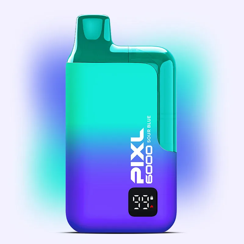 PIXL 6000 Sour Blue puff jetable 20mg myrtille acidulée