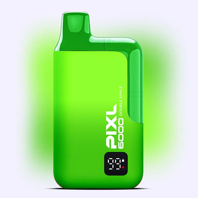 PIXL 6000 Double Apple puff rechargeable 20mg double pomme