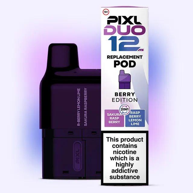 Pixl Duo 12 Pod Berry Edition 20mg double parfum