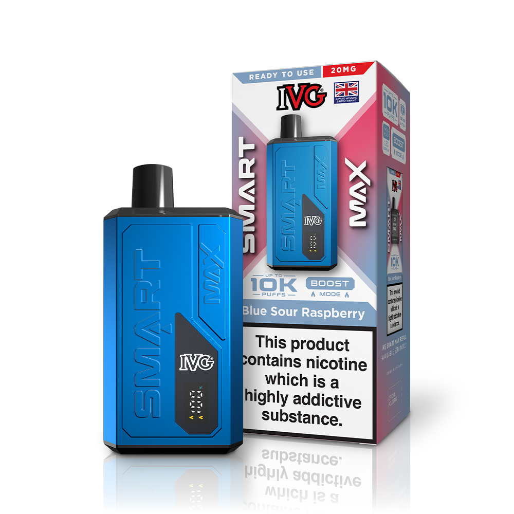 IVG SMART MAX Kit Blue Sour Raspberry 20mg - Pod 12ml