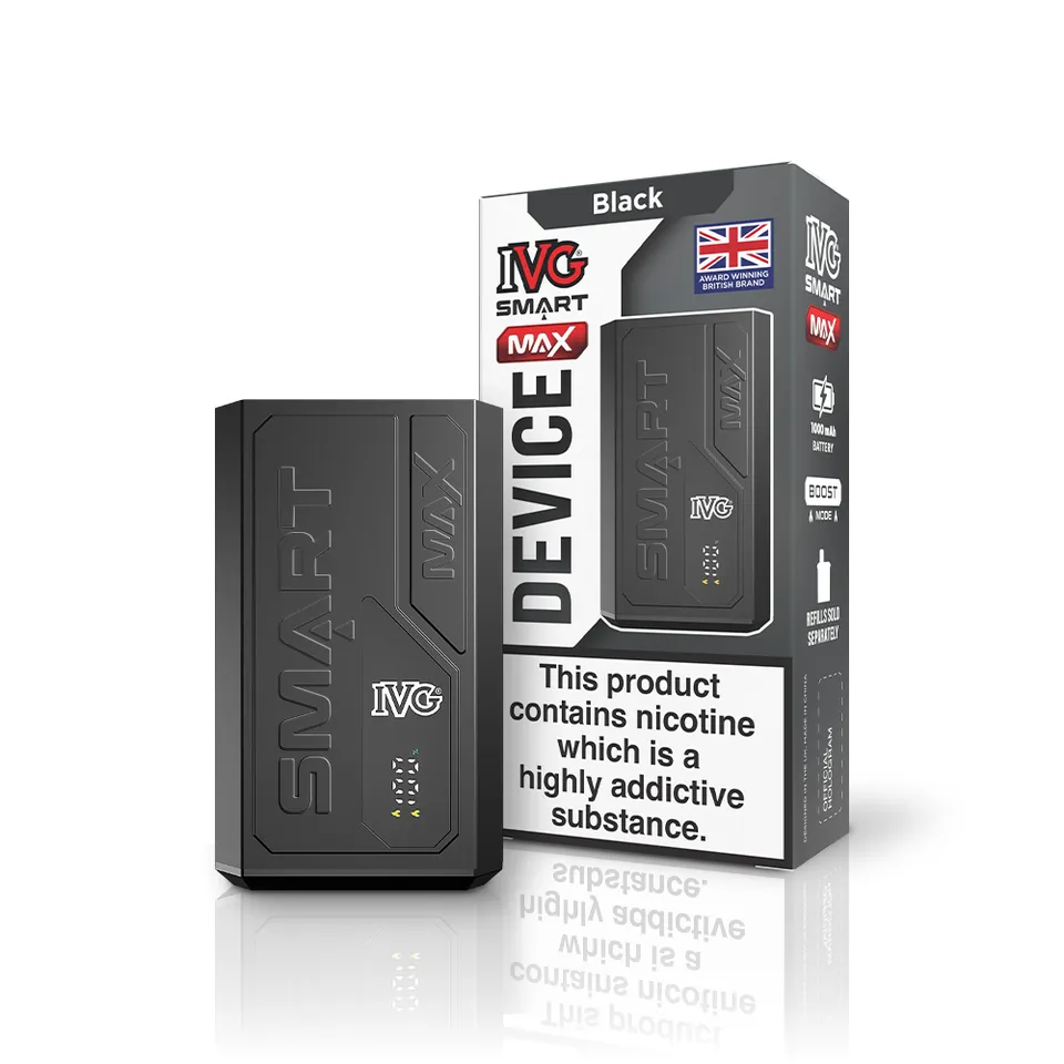 IVG SMART MAX Appareil Seul Pod Noir 1000mAh