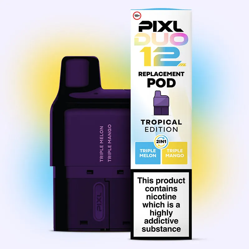 PIXL Duo 12 Tropical Edition pod 20mg melon mangue