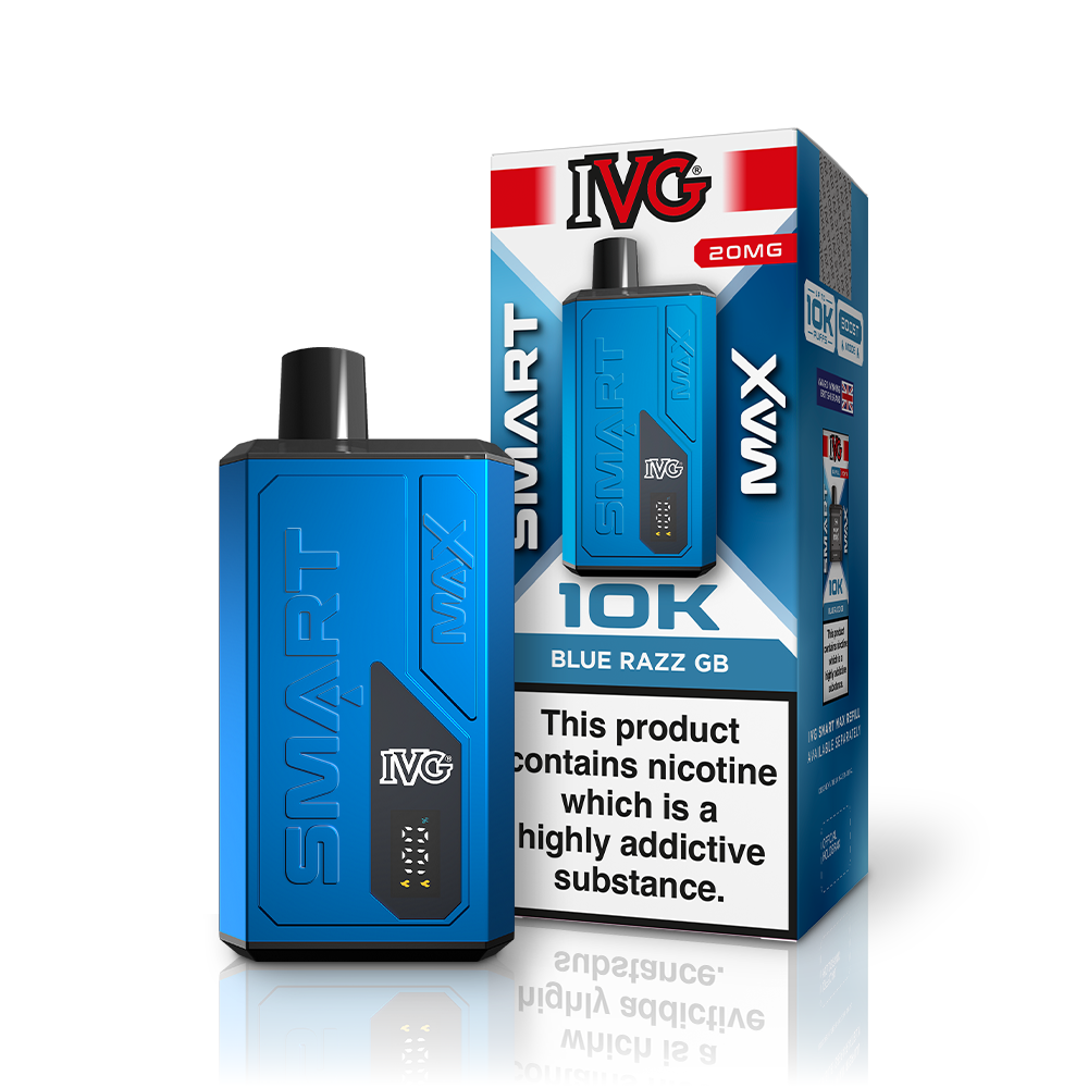 IVG SMART MAX Blue Razz GB kit pod rechargeable 20 mg