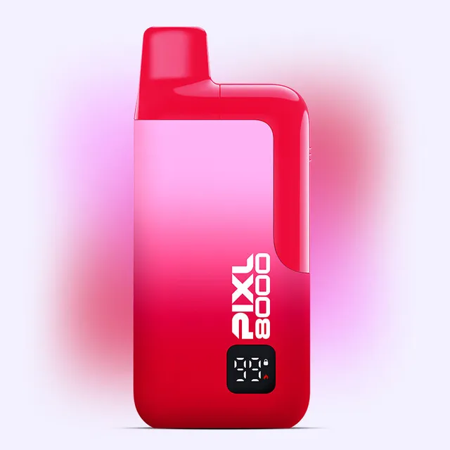 PIXL 8000 Sakura Raspberry Kit puff rechargeable 20mg framboise