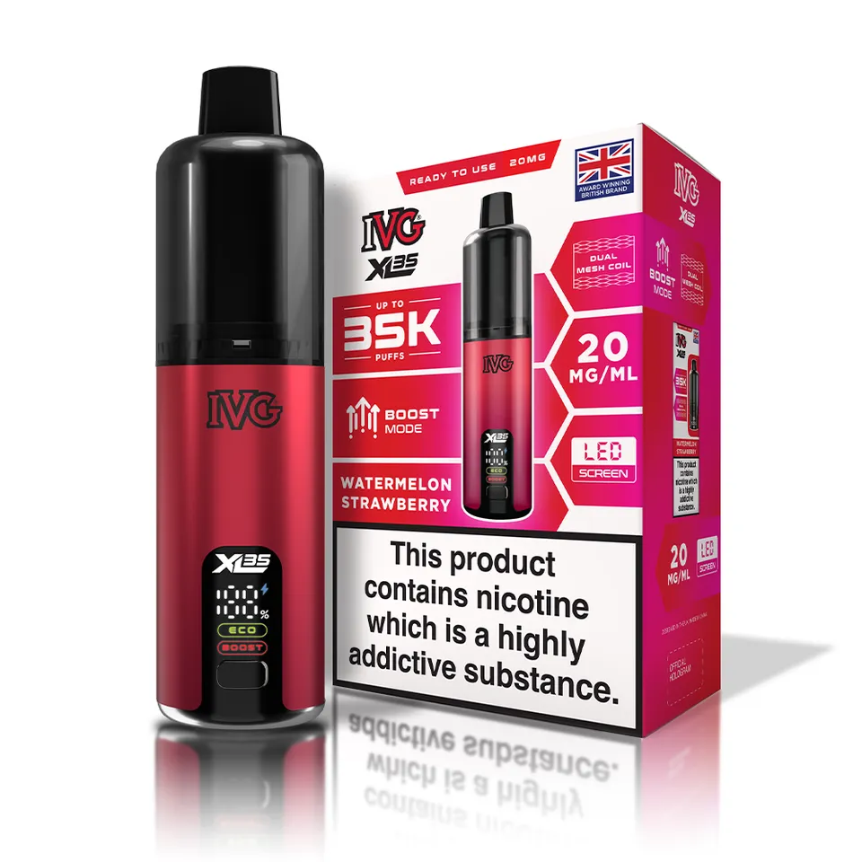 IVG XL35 Watermelon Strawberry kit pod rechargeable 22ml pastèque fraise